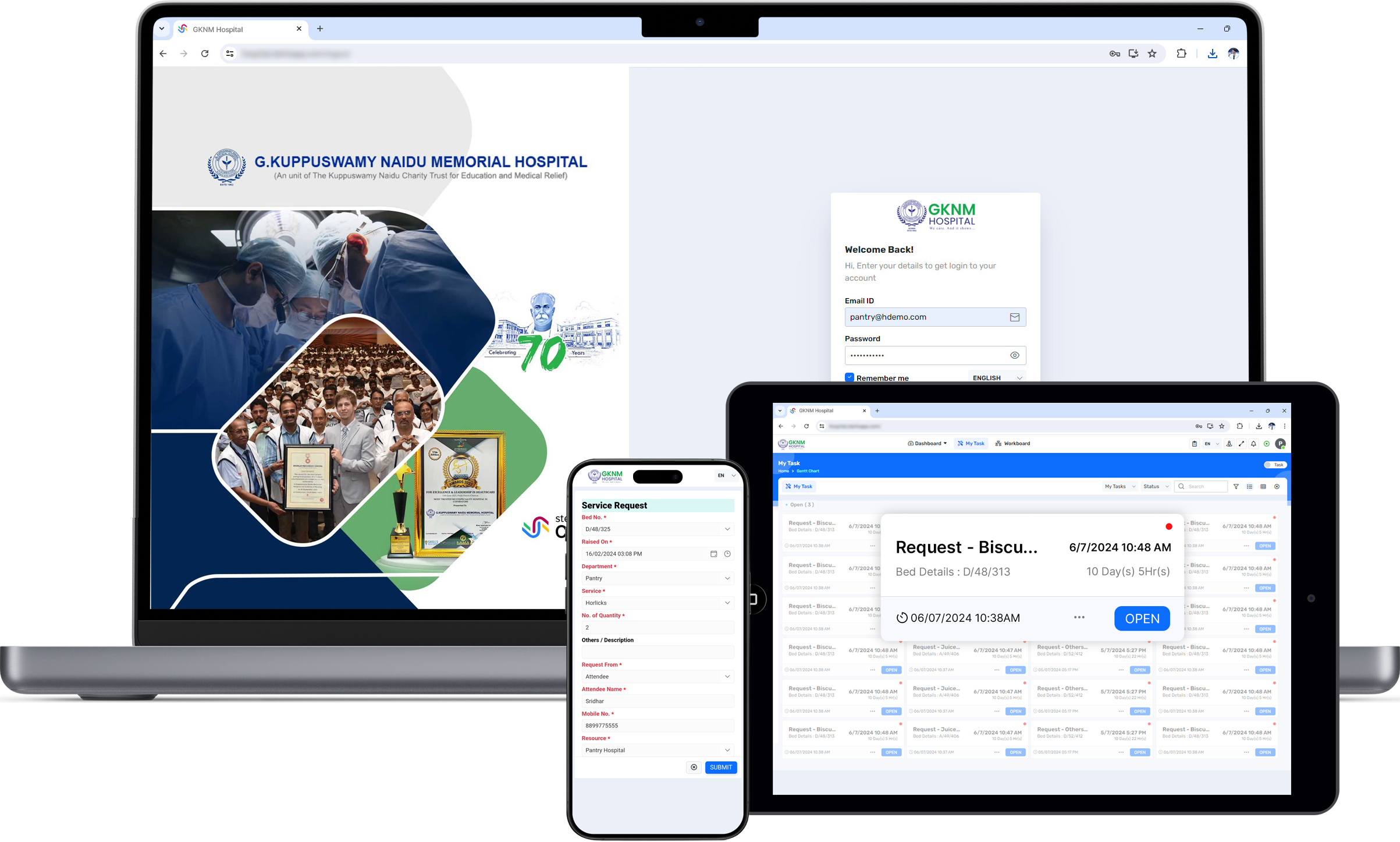 sterlo - GKNM Hospital Streamlines Operations Management with sterlo